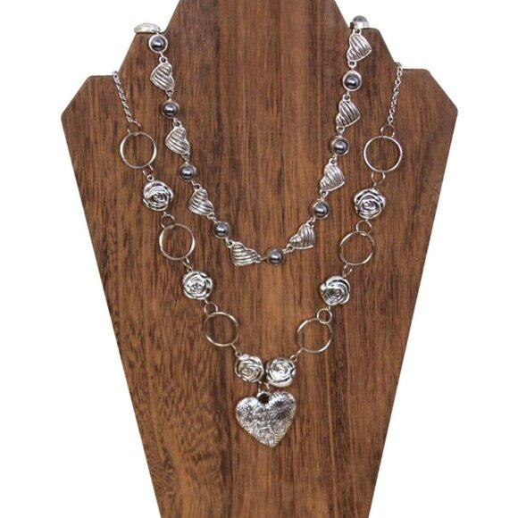 Lightweight Modern Wooden Necklace Display Bust Easel Jewelry Display for Shows - Picture 2 of 3